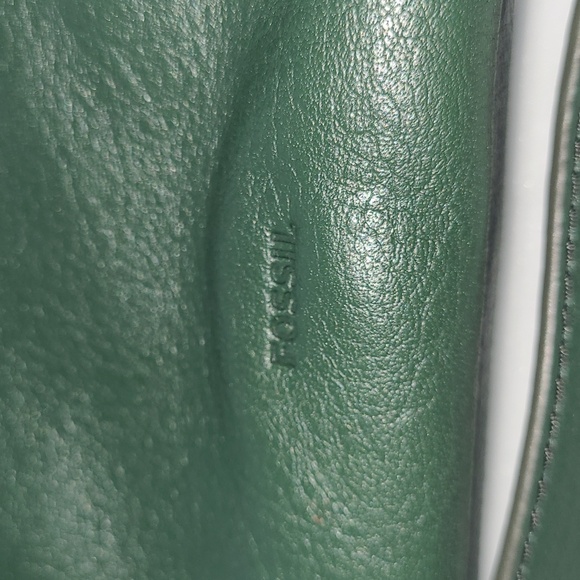 Fossil Harper Leather Phone Bag Pine Green - Picture 9 of 12